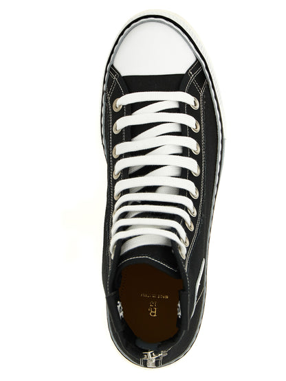 R13 Bicolor Calfskin Platform Sneakers