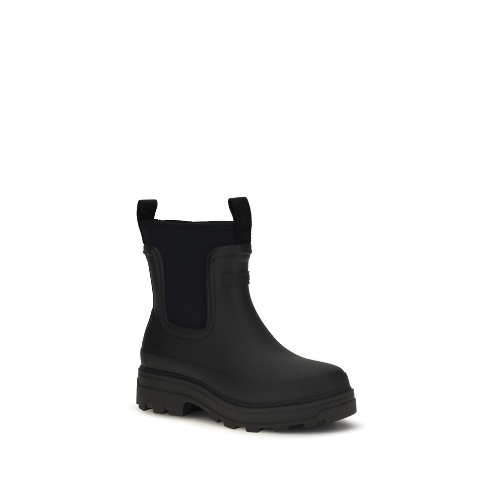 TRETORN Black Rubber Ankle Boots
