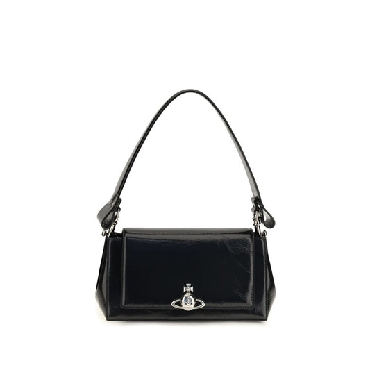 Vivienne Westwood Black Calf Leather Bos Taurus Handbag