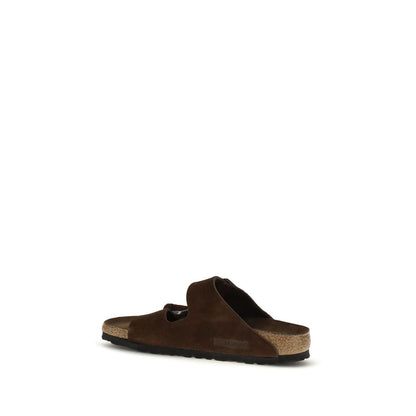 BIRKENSTOCK 1774 Brown Nubuc Leather Flat Sandals