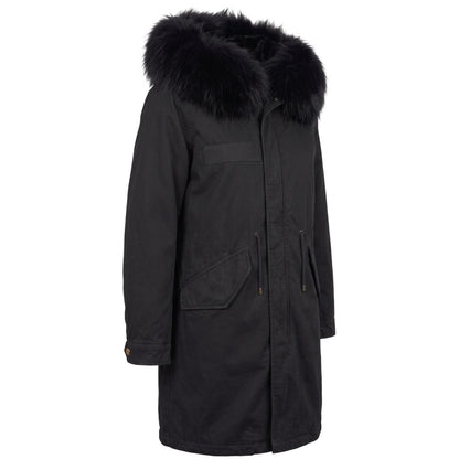 Mr&Mrs Italy Black Cotton Women Jacket