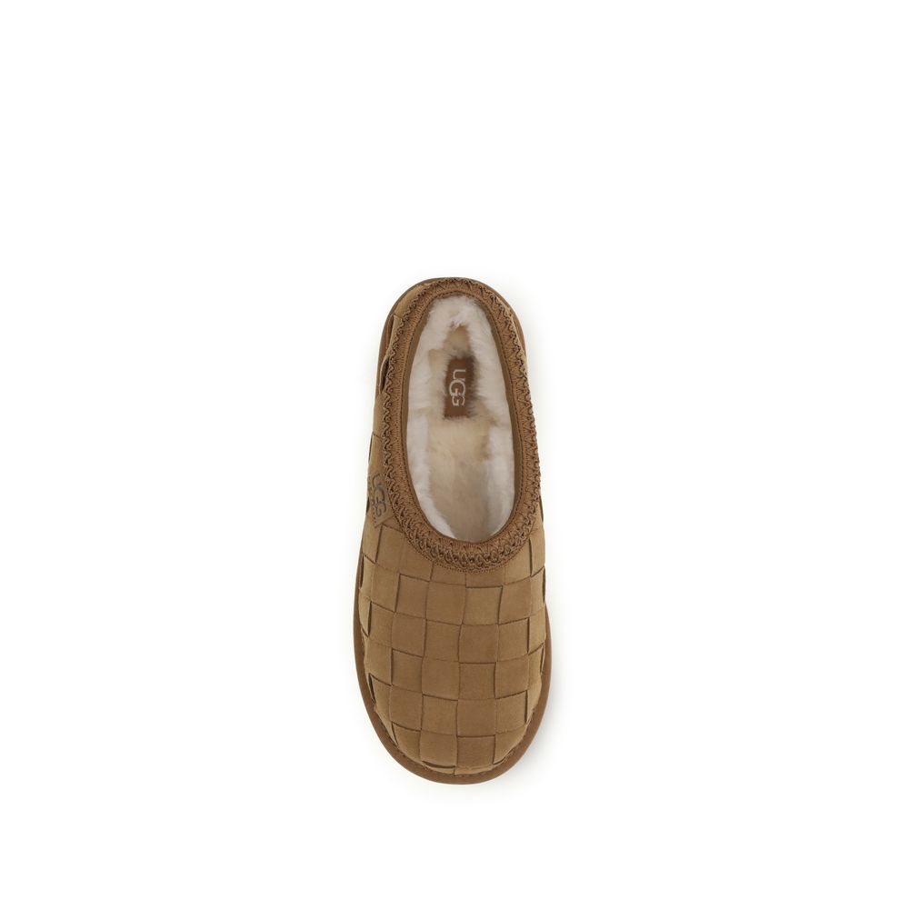 UGG Beige Suede Leather Mules