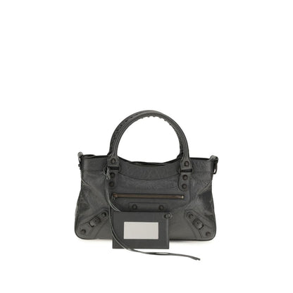 Balenciaga Gray Lamb Ovis Aries Shoulder Bag
