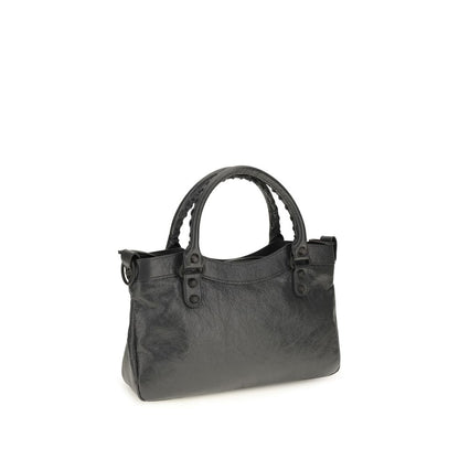 Balenciaga Gray Lamb Ovis Aries Shoulder Bag