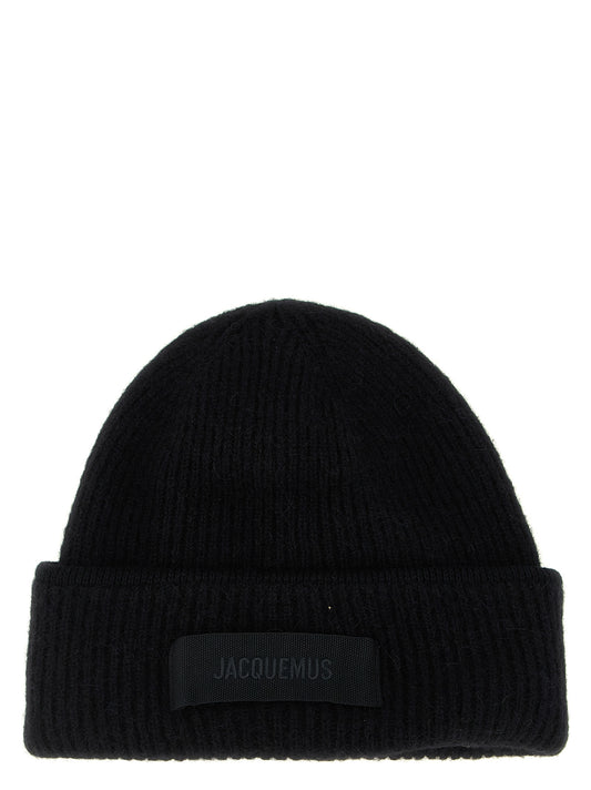Jacquemus Black Wool Beanie