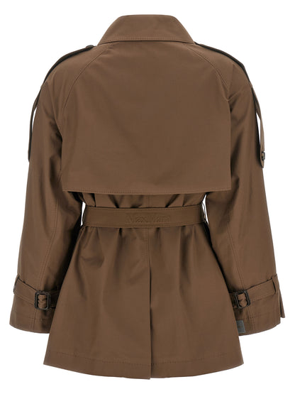 Max Mara Brown Cotton Coat