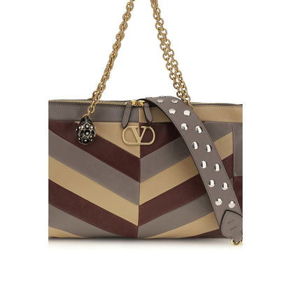 Valentino Garavani Multicolor Napa Leather / Calf Bos Taurus Shoulder Bag