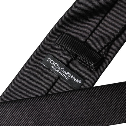 Dolce & Gabbana Aria Silk Necktie - Black