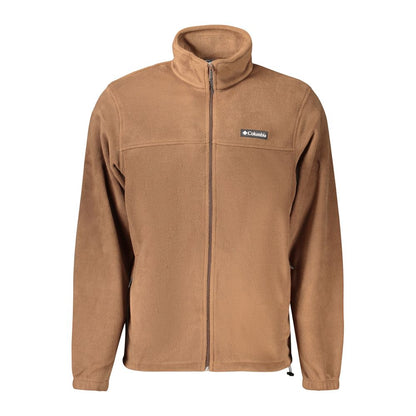 Columbia Brown Polyester Men Sweatshirt