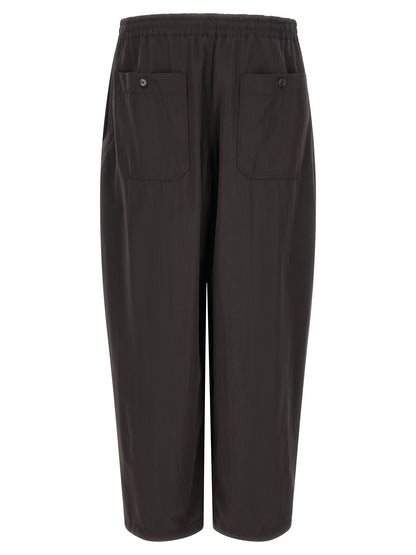 Lemaire Brown Wool Joggers (Workout Pants)