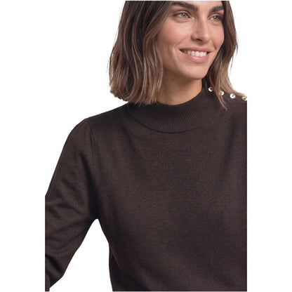 Street One Brown Viscose Sweatshirt