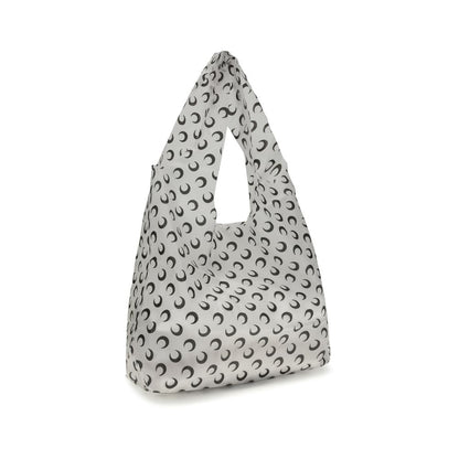 Marine Serre White Polyurethane Shoulder Bag