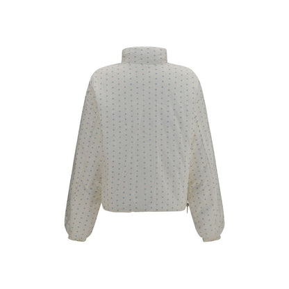Gongdid Design Beige Polyester Full-Length Jacket