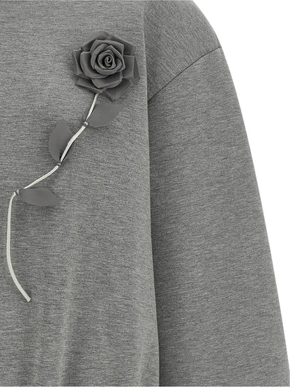 Giuseppe Di Morabito Gray Viscose Sweatshirt