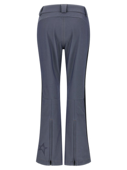 PERFECT MOMENT Gray Polyester Athletic Pants