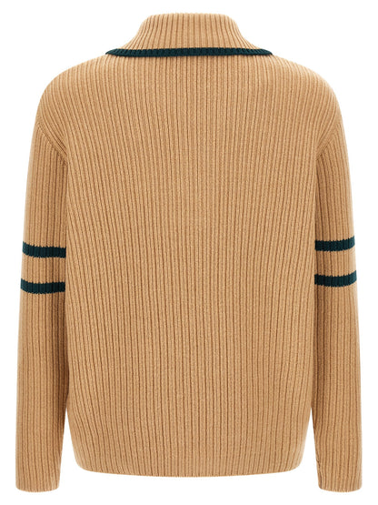 Lacoste Beige Wool Cardigan