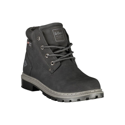 LEE COOPER Black Polyurethane Men's Boot