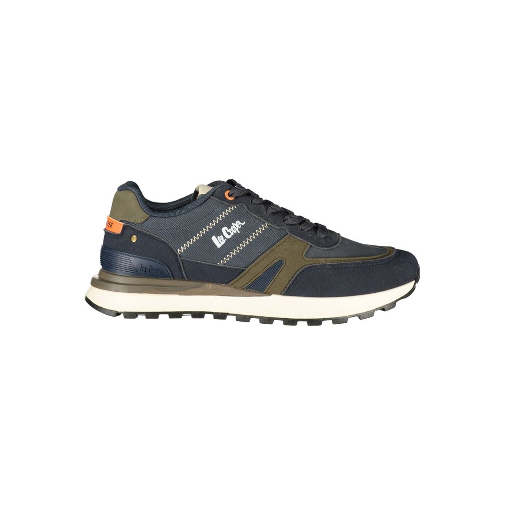LEE COOPER Blue Polyester Athletic Sneakers