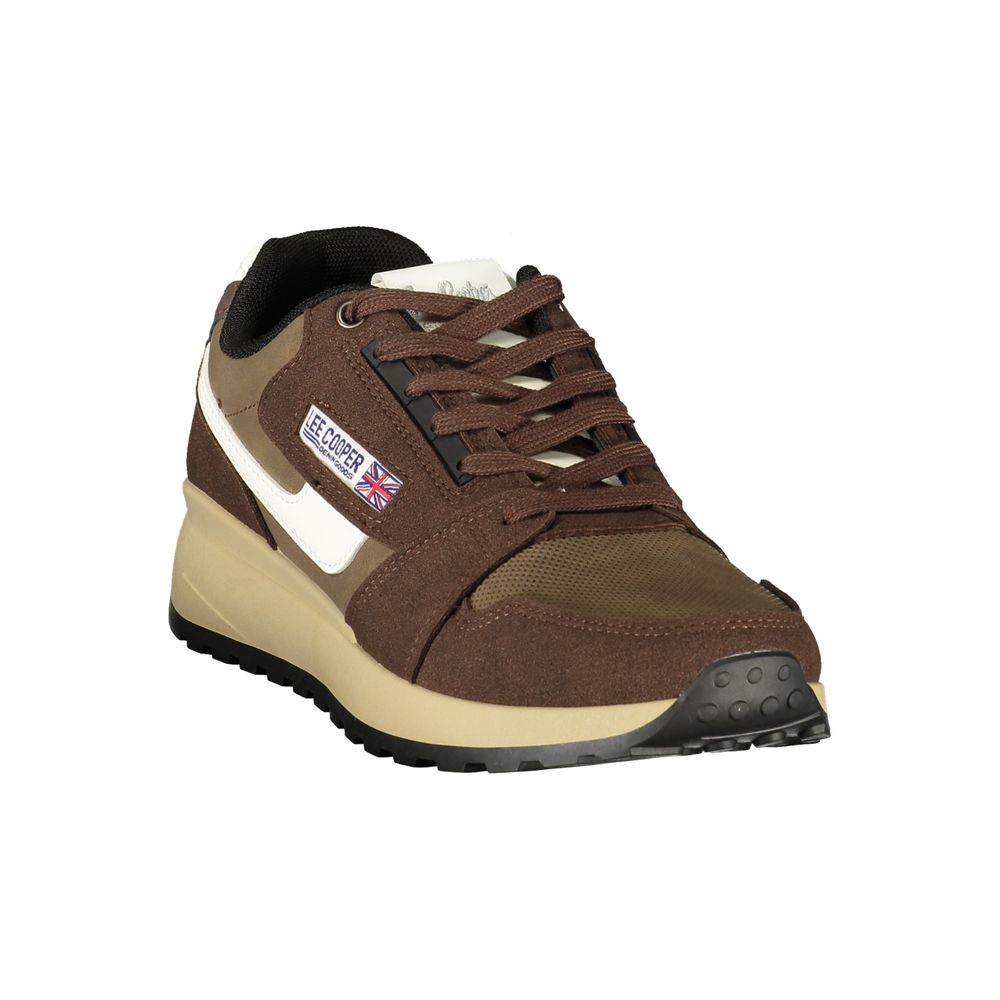 LEE COOPER Brown Polyurethane Men's Sneaker