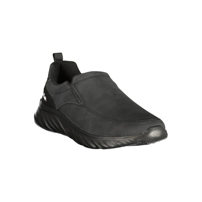 LEE COOPER Black Polyester Athletic Sneakers