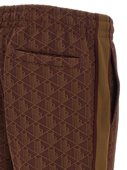 Lacoste Brown Polyester Joggers (Workout Pants)