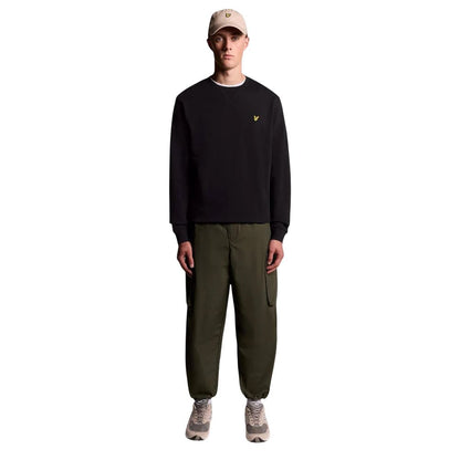 Lyle & Scott Black Cotton Sweatshirt