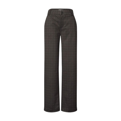 Street One Brown Polyester Casual Pants