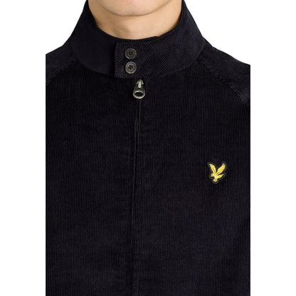 Lyle & Scott Blue Cotton Biker Jacket