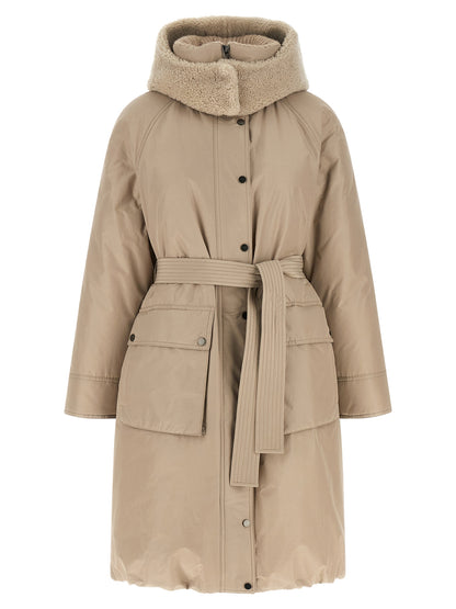 Brunello Cucinelli Beige Cotton Coat