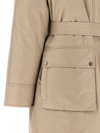 Brunello Cucinelli Beige Cotton Coat