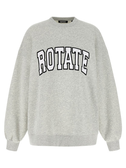 ROTATE BIRGER CHRISTENSEN Gray Cotton Sweatshirt