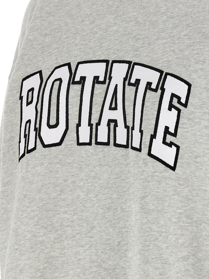 ROTATE BIRGER CHRISTENSEN Gray Cotton Sweatshirt