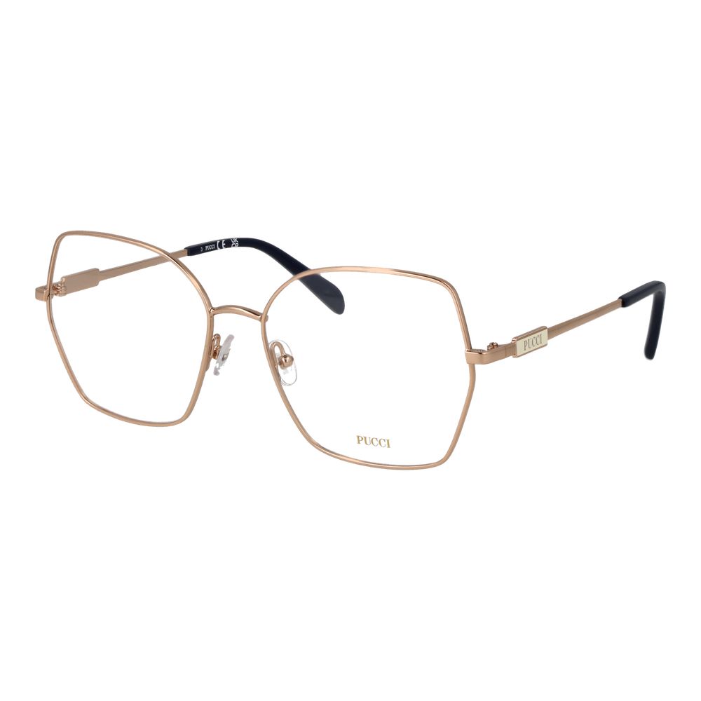 Emilio Pucci Gold Metal Glasses (Frames)