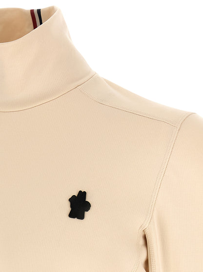 Moncler Grenoble White Polyamide Cardigan