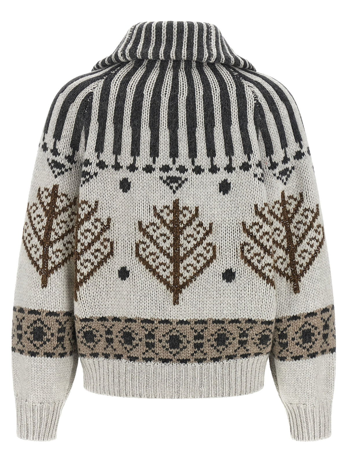 Brunello Cucinelli Multicolor Cashmere Cardigan