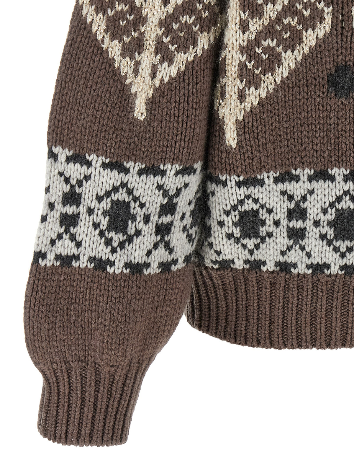 Brunello Cucinelli Brown Cashmere Cardigan