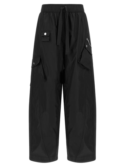 Ganni Black Recycled Polyamide Cargo Pants