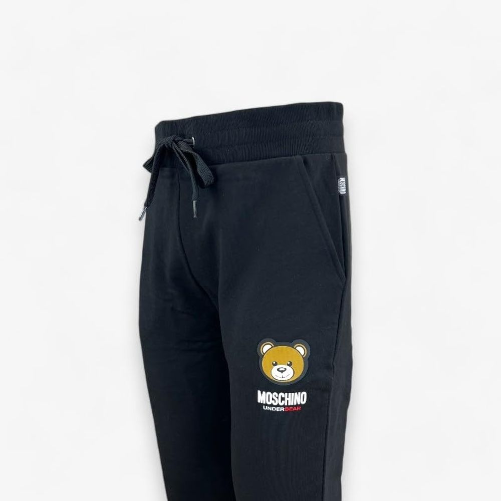 Moschino Black Cotton Joggers (Workout Pants)