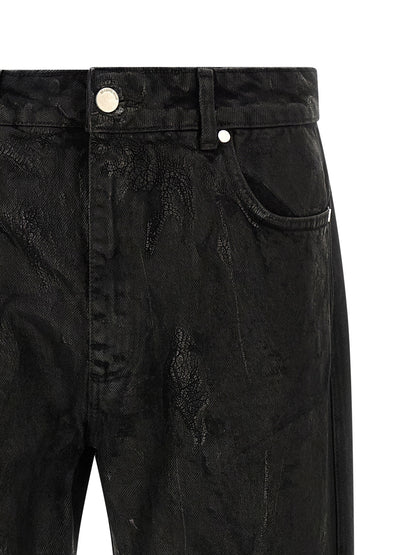 44 Label Group Black Cotton Jeans Denim