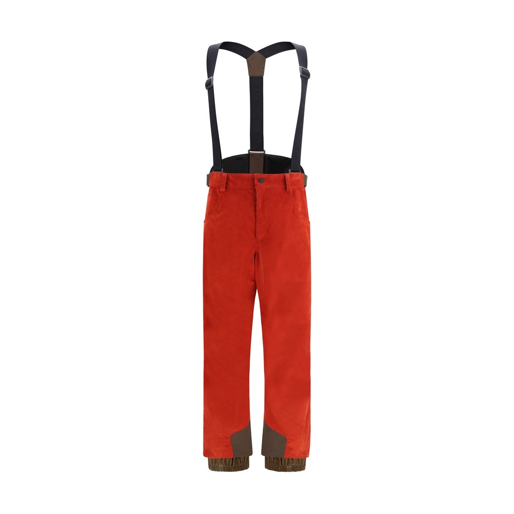 Moncler Grenoble Red Cotton Sportswear
