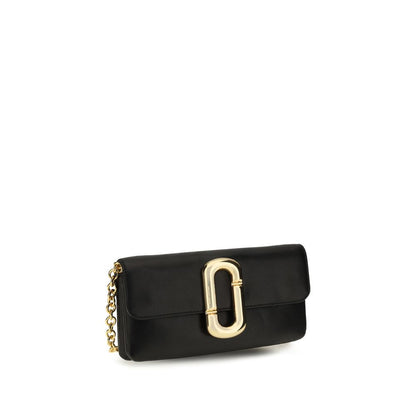 2-in-1 Shoulder & Crossbody Flap Bag by Marc Jacobs for women in saffiano calf leather & twill black & signature features a distinguished silhouette, showcasing a secure flap & magnetic and distinguished cardholder with versatile crossbody-strap & shoulder-strap for a distinguished finish.