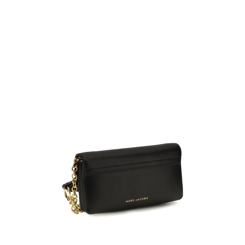 2-in-1 Shoulder & Crossbody Flap Bag by Marc Jacobs for women in saffiano calf leather & twill black & signature features a effortless sophistication silhouette, secured by a flap & magnetic with ample cardholder and versatile crossbody-strap & shoulder-strap for a effortless sophistication finish.