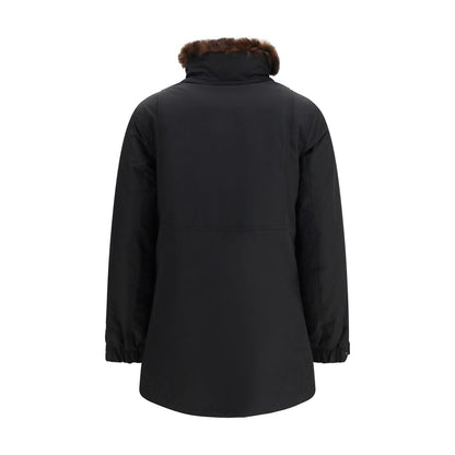 Woolrich Black Cotton Parka