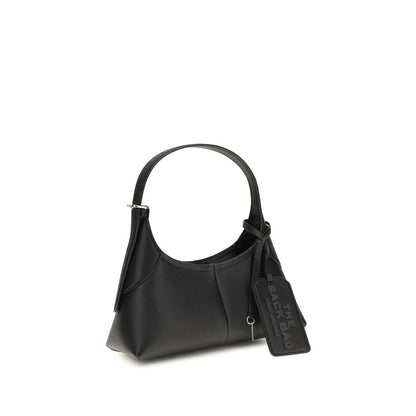 Marc Jacobs Black Calf Leather Bos Taurus Shoulder Bag