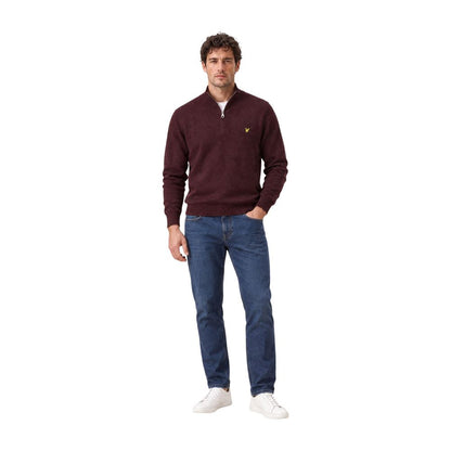 Lyle & Scott Bordeaux Cotton Sweatshirt