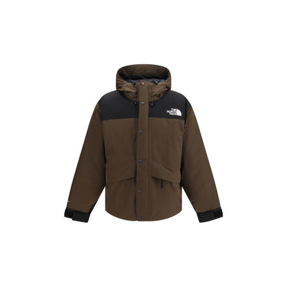 The North Face Men's Down Goose Waterproof Polyester & Goose-Down Hooded Parka - Brown