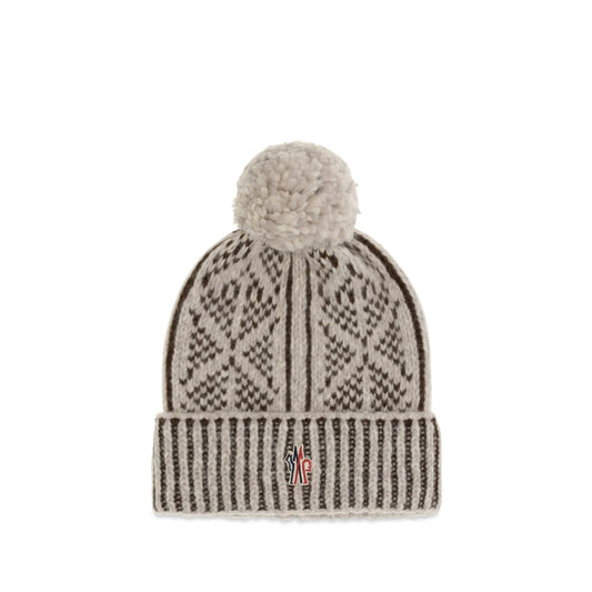 Moncler Grenoble Gray Alpaca Vicugna Pacos Beanie