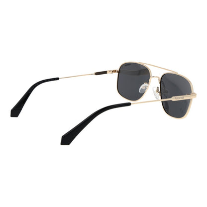 Polaroid Gold Metal Sunglasses