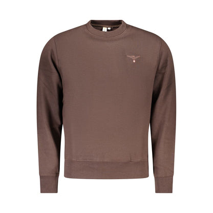 Accademia Militare Brown Cotton Sweatshirt