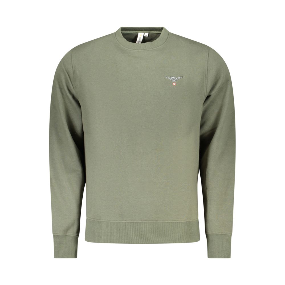 Accademia Militare Green Cotton Sweatshirt
